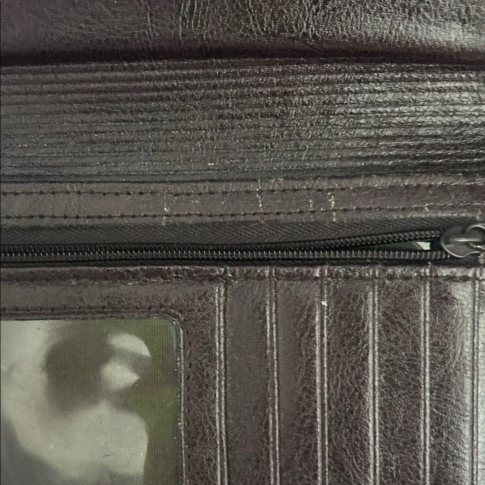 Rolfs Rich Brown/maroon  Leather wallet
